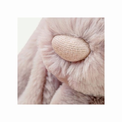 Jellycat Bashful Luxe Bunny Rosa New Zealand | ZCURJ2891